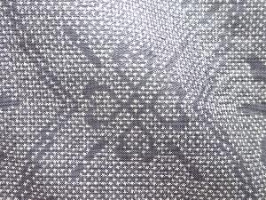 アンティーク　華紋模様織り出し本場大島紬着物(5マルキ)